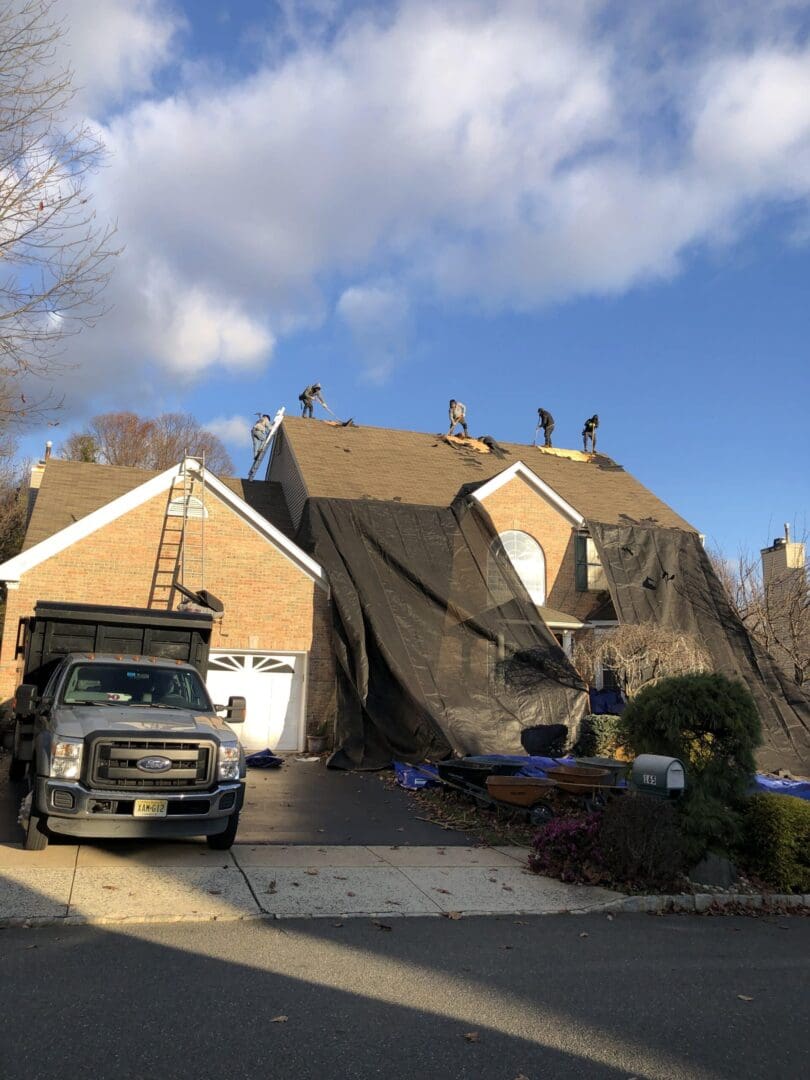 Roof Replacement in progress