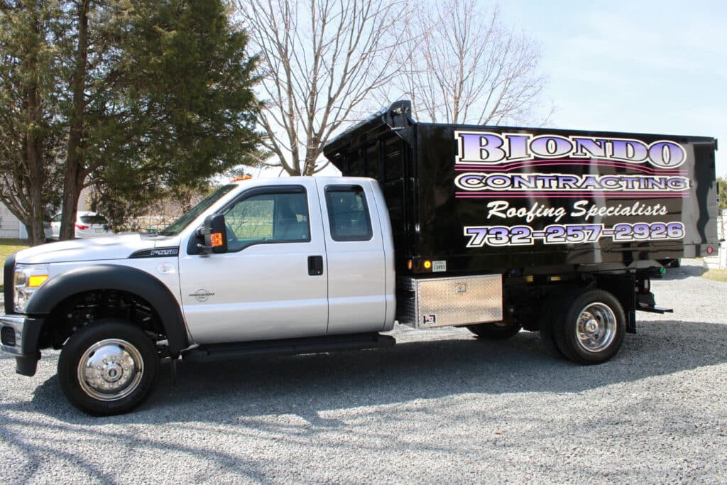 Biondo Contracting New Jersey Roofing Services Company Truck